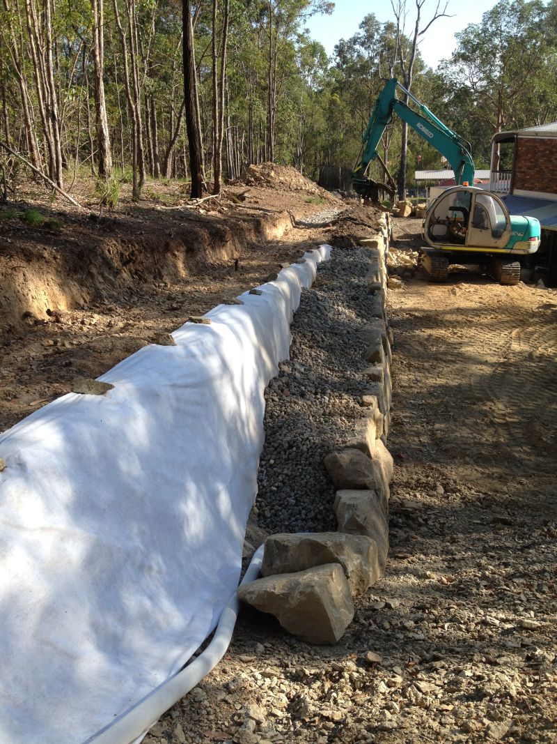Rock Retaining Walls Excavations Gallery Gold Coast Building Rock Wall