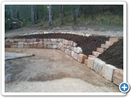 Landscape rockwall