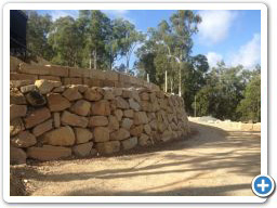 Sandstone wall